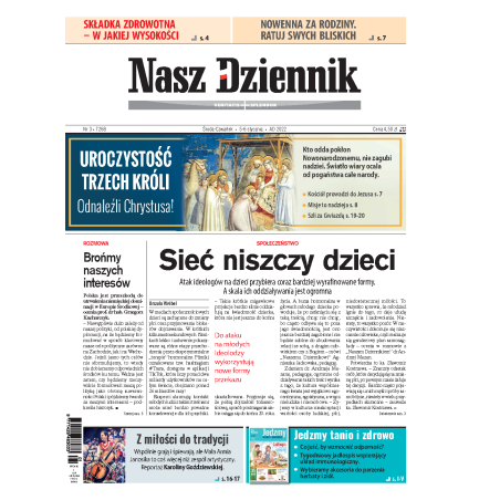 Nasz Dziennik z dnia 05.01.2022 wydanie PDF