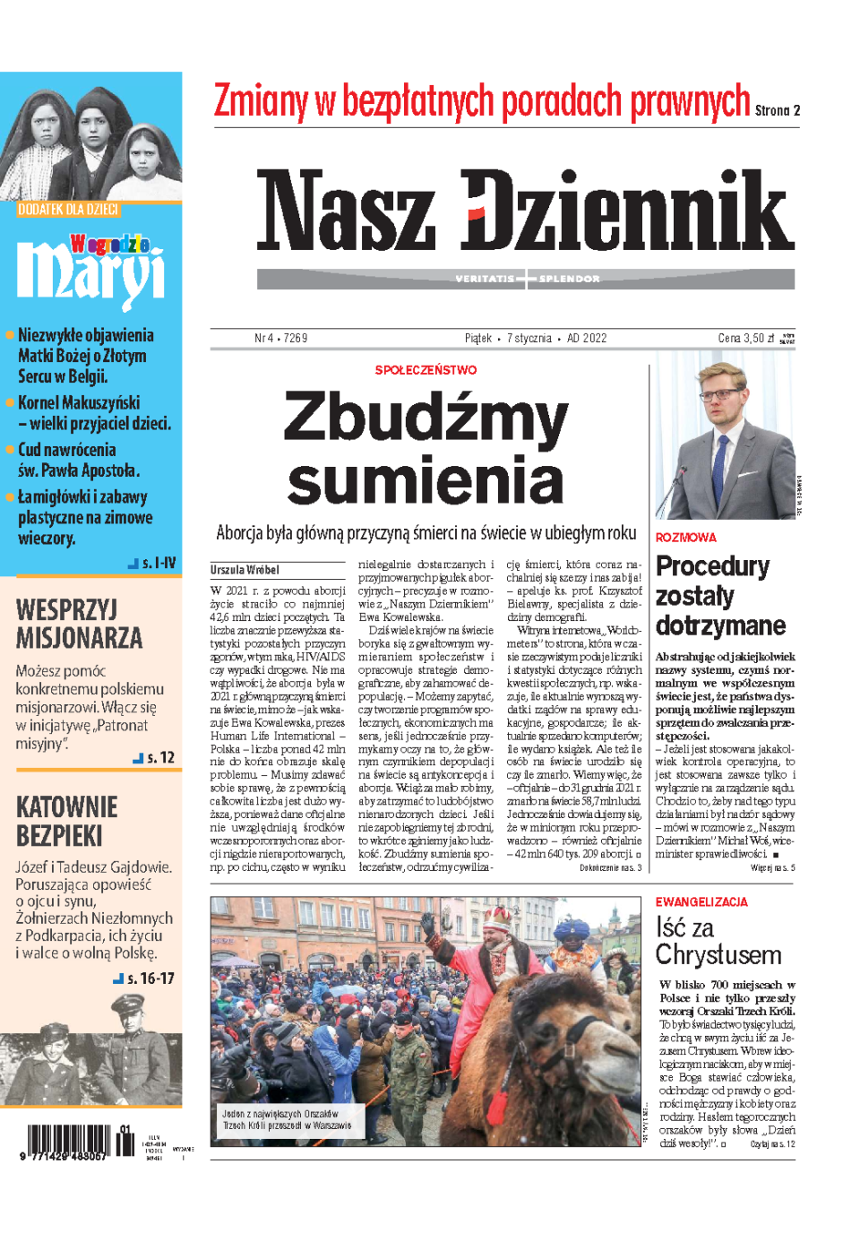 Nasz Dziennik z dnia 07.01.2022 wydanie PDF
