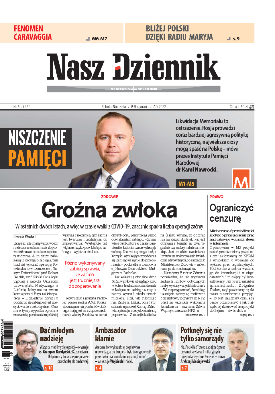 Nasz Dziennik z dnia 08.01.2022 wydanie PDF