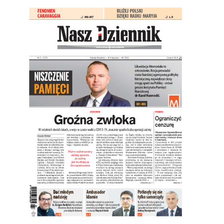 Nasz Dziennik z dnia 08.01.2022 wydanie PDF