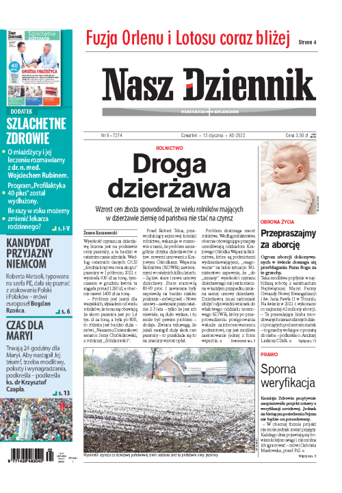 Nasz Dziennik z dnia 13.01.2022 wydanie PDF
