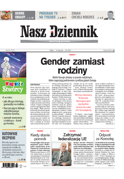 Nasz Dziennik z dnia 14.01.2022 wydanie PDF
