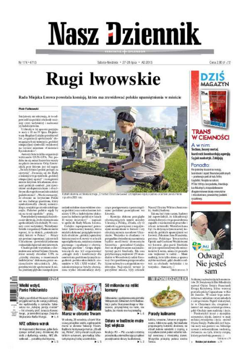 Nasz Dziennik z dnia 27.07.2013 wydanie PDF