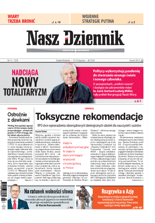 Nasz Dziennik z dnia 15.01.2022 wydanie PDF