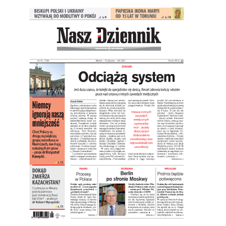 Nasz Dziennik z dnia 25.01.2022 wydanie PDF