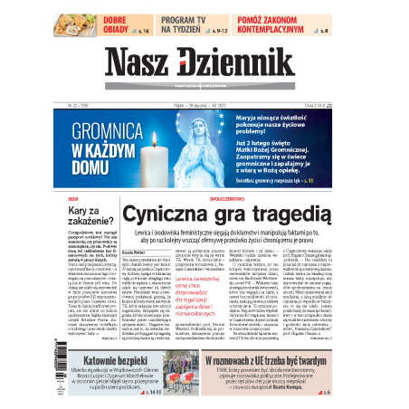 Nasz Dziennik z dnia 28.01.2022 wydanie PDF