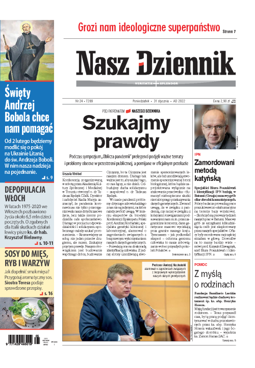 Nasz Dziennik z dnia 31.01.2022 wydanie PDF
