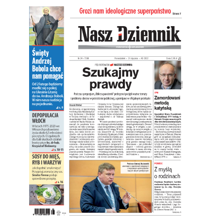 Nasz Dziennik z dnia 31.01.2022 wydanie PDF