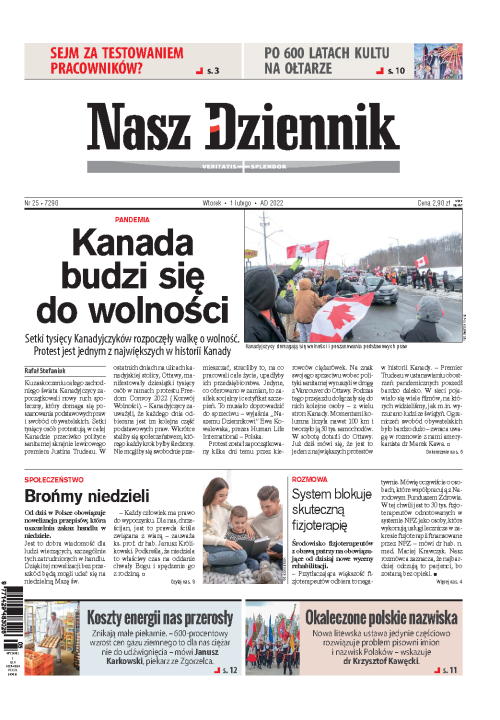 Nasz Dziennik z dnia 01.02.2022 wydanie PDF