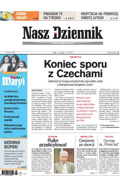 Nasz Dziennik z dnia 04.02.2022 wydanie PDF