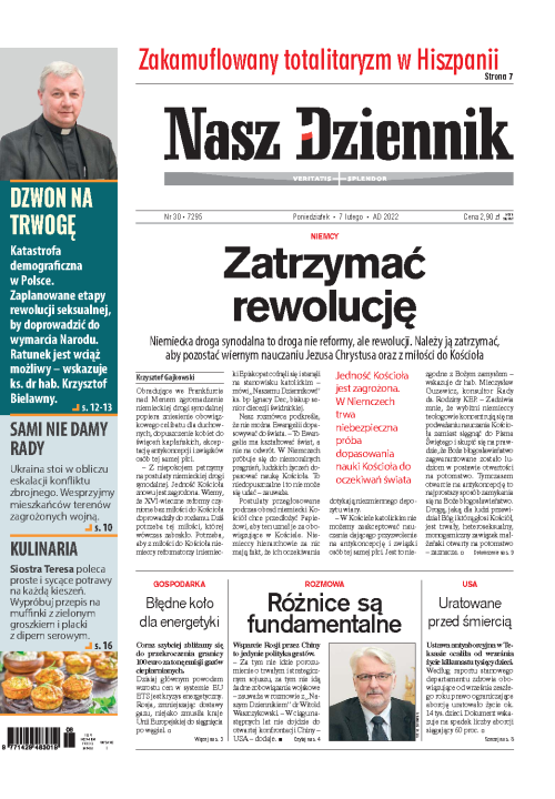 Nasz Dziennik z dnia 07.02.2022 wydanie PDF