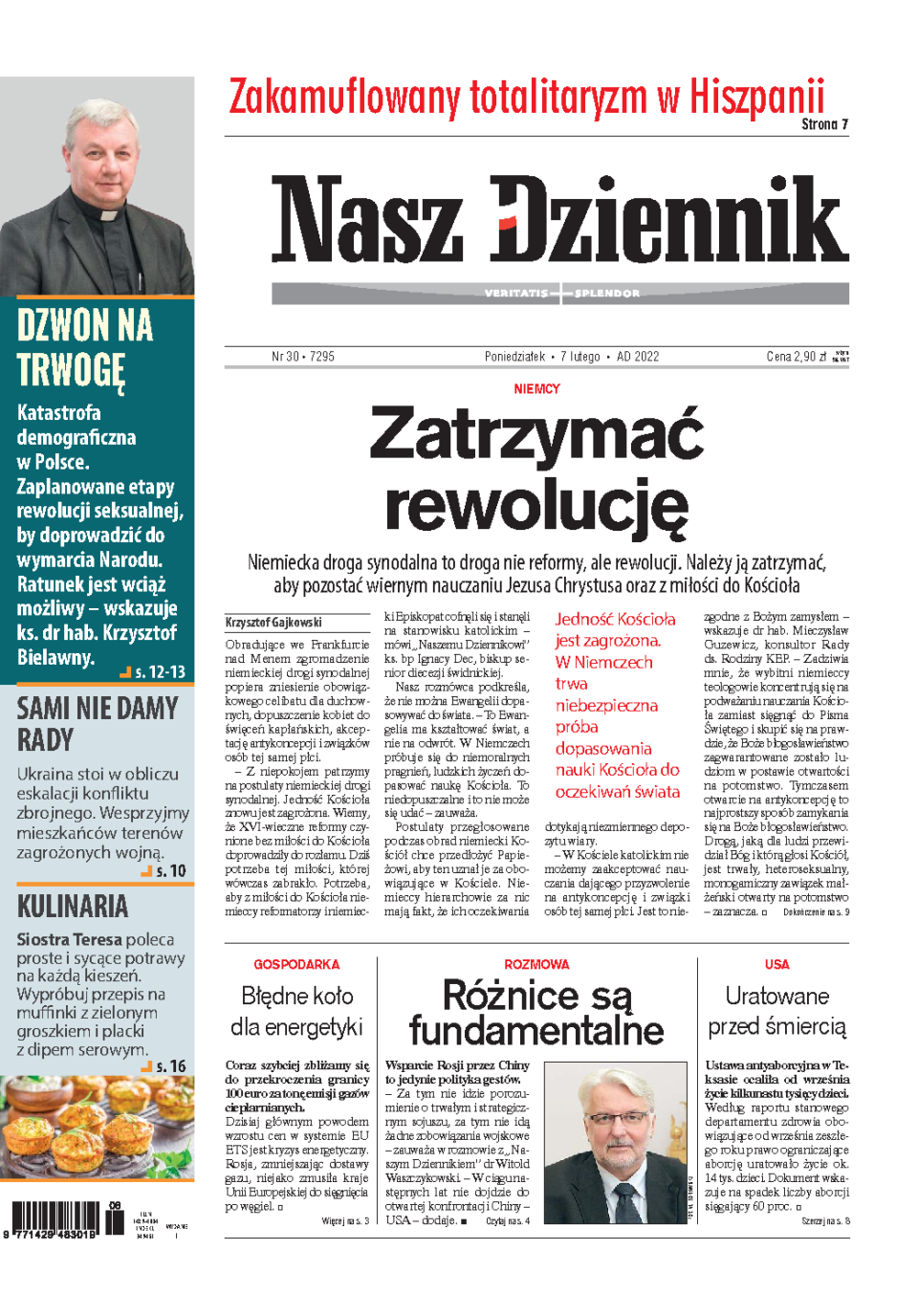 Nasz Dziennik z dnia 07.02.2022 wydanie PDF