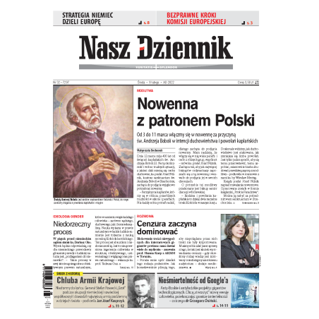 Nasz Dziennik z dnia 09.02.2022 wydanie PDF