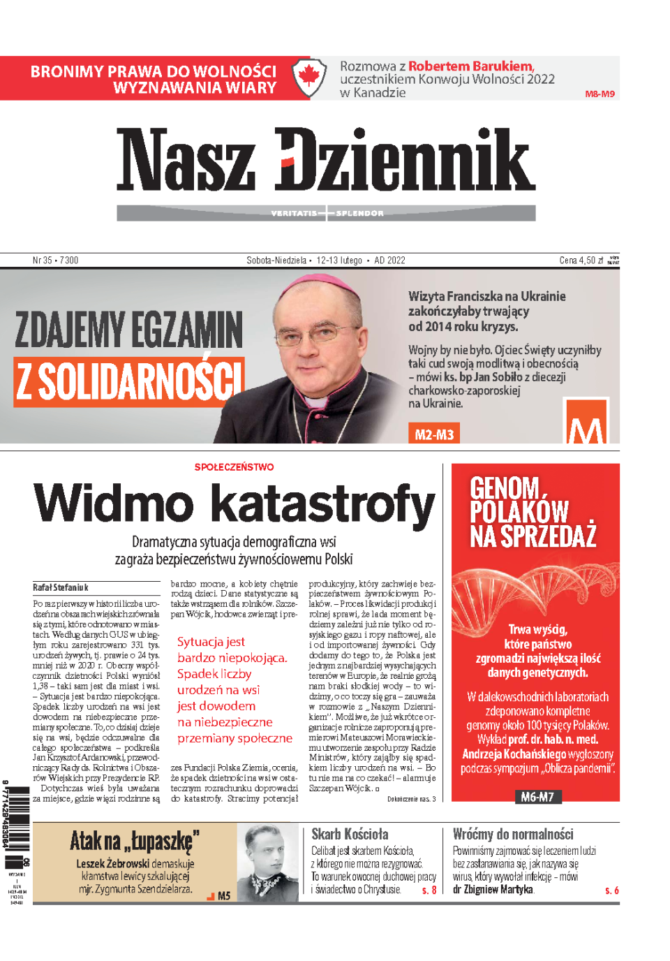 Nasz Dziennik z dnia 12.02.2022 wydanie PDF