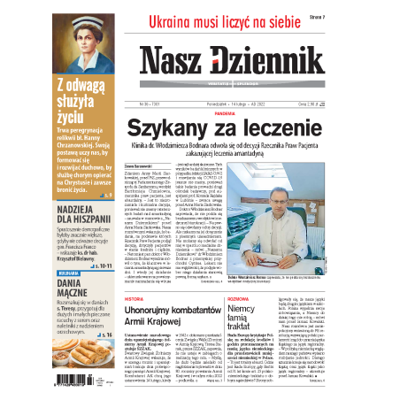 Nasz Dziennik z dnia 14.02.2022 wydanie PDF