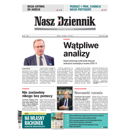 Nasz Dziennik z dnia 16.02.2022 wydanie PDF
