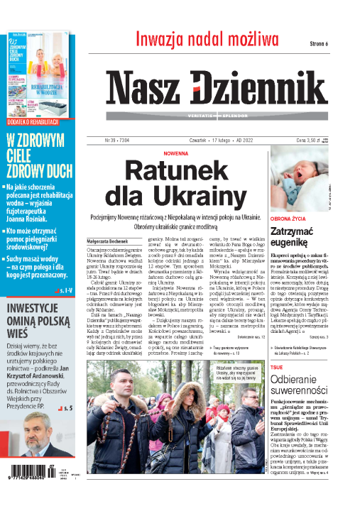 Nasz Dziennik z dnia 17.02.2022 wydanie PDF