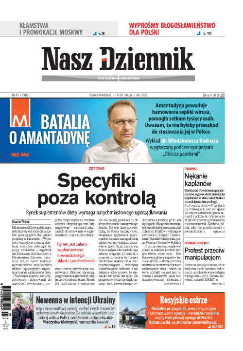Nasz Dziennik z dnia 19.02.2022 wydanie PDF