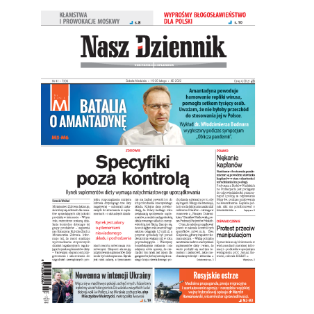 Nasz Dziennik z dnia 19.02.2022 wydanie PDF