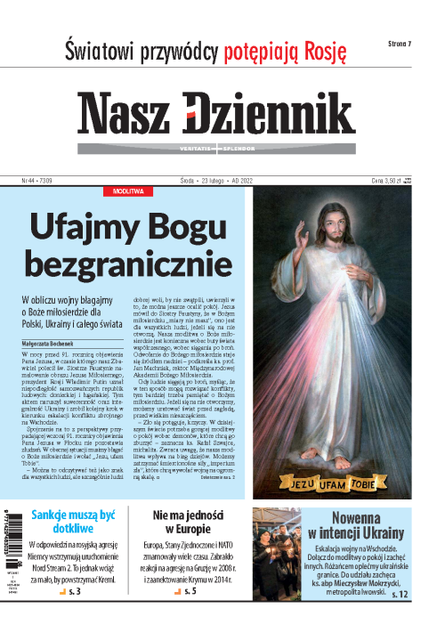 Nasz Dziennik z dnia 23.02.2022 wydanie PDF