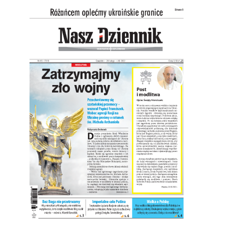 Nasz Dziennik z dnia 24.02.2022 wydanie PDF