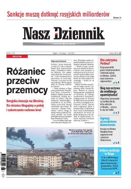 Nasz Dziennik z dnia 25.02.2022 wydanie PDF