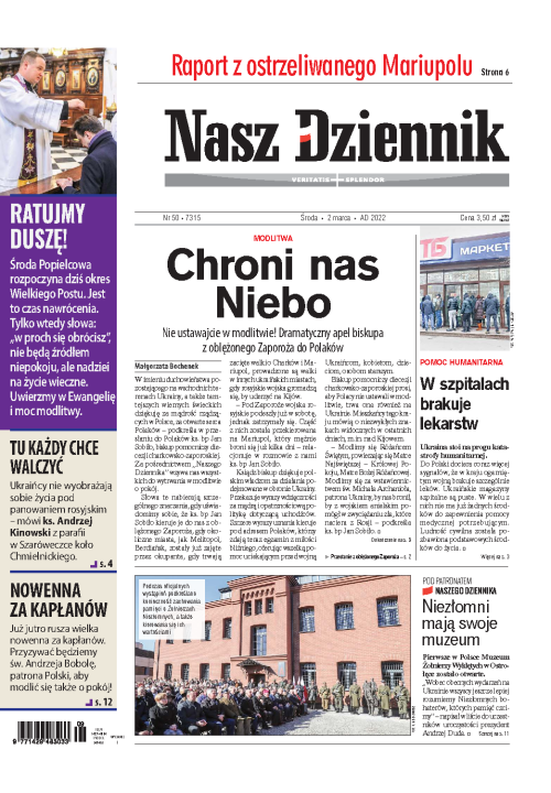 Nasz Dziennik z dnia 02.03.2022 wydanie PDF