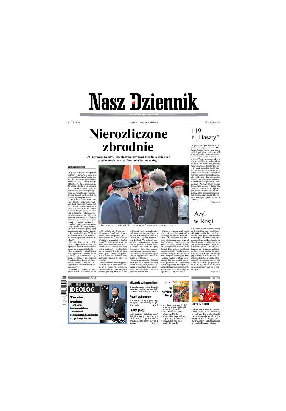 Nasz Dziennik z dnia 02.08.2013 wydanie PDF