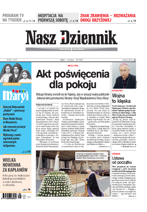 Nasz Dziennik z dnia 04.03.2022 wydanie PDF