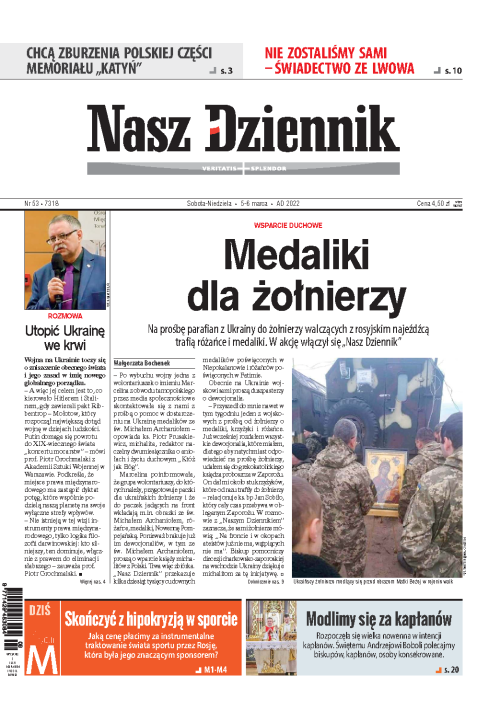 Nasz Dziennik z dnia 05.03.2022 wydanie PDF