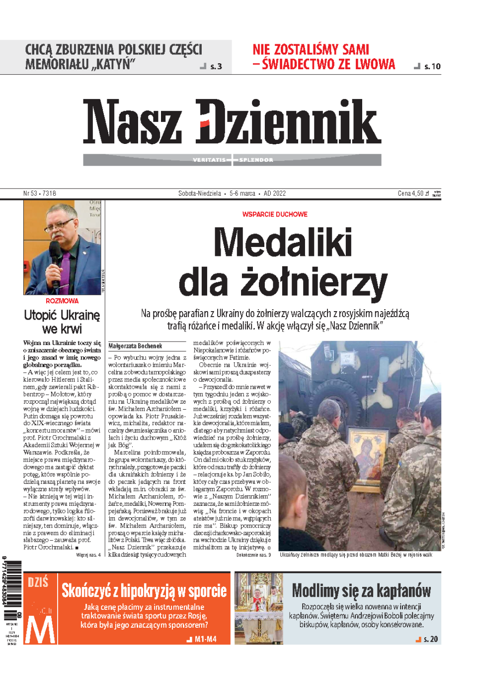 Nasz Dziennik z dnia 05.03.2022 wydanie PDF