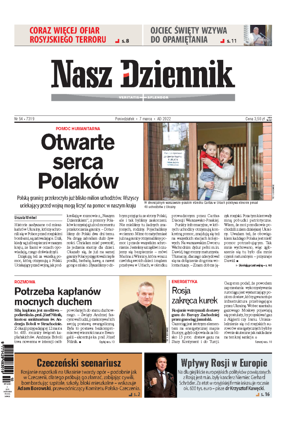 Nasz Dziennik z dnia 07.03.2022 wydanie PDF