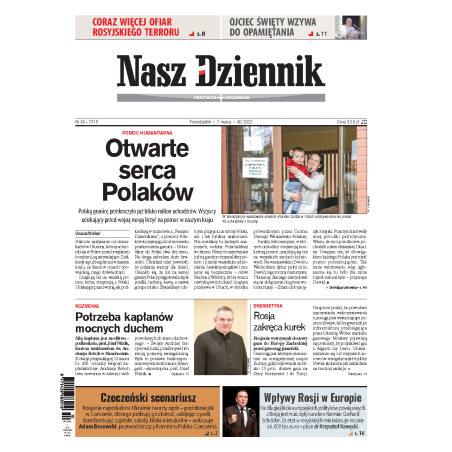 Nasz Dziennik z dnia 07.03.2022 wydanie PDF