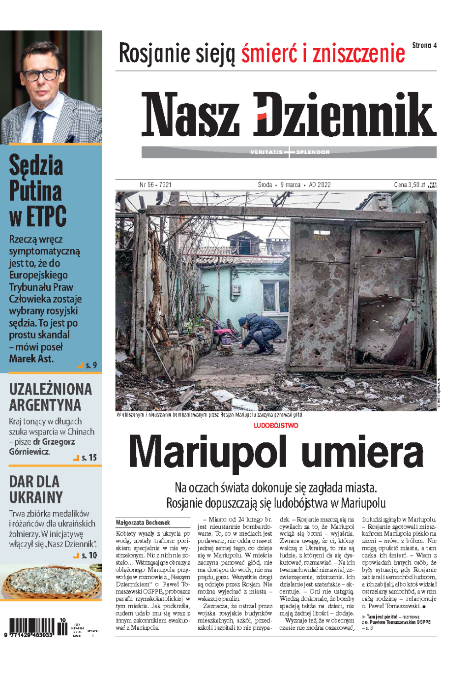 Nasz Dziennik z dnia 09.03.2022 wydanie PDF