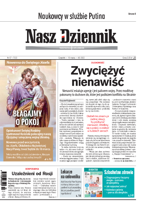 Nasz Dziennik z dnia 10.03.2022 wydanie PDF