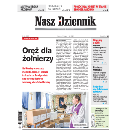 Nasz Dziennik z dnia 11.03.2022 wydanie PDF