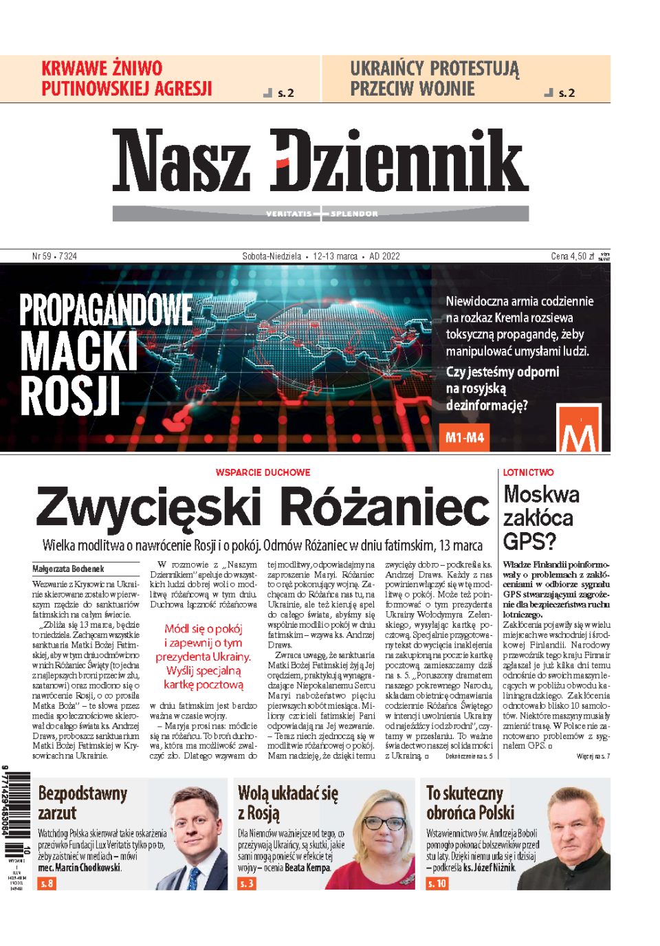 Nasz Dziennik z dnia 12.03.2022 wydanie PDF