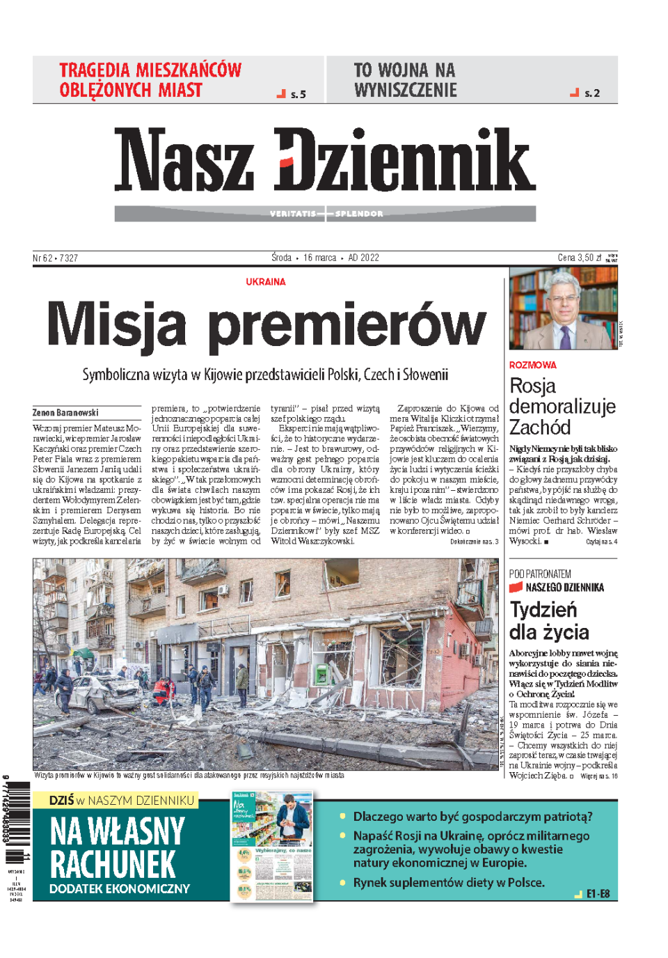 Nasz Dziennik z dnia 16.03.2022 wydanie PDF