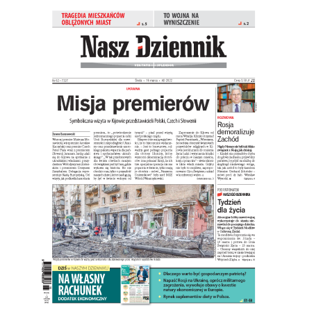 Nasz Dziennik z dnia 16.03.2022 wydanie PDF