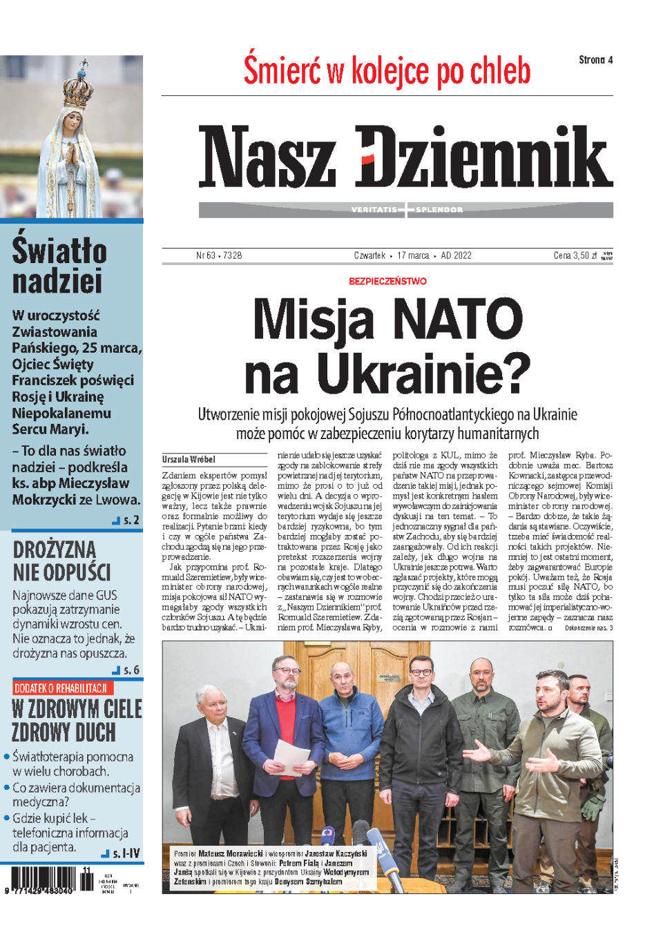 Nasz Dziennik z dnia 17.03.2022 wydanie PDF