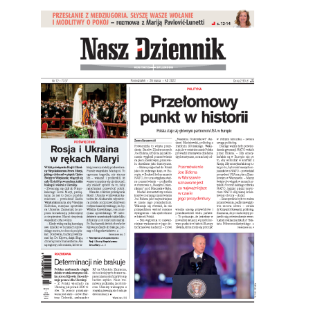 Nasz Dziennik z dnia 28.03.2022 wydanie PDF