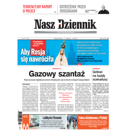 Nasz Dziennik z dnia 02.04.2022 wydanie PDF