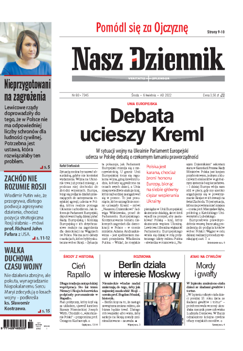 Nasz Dziennik z dnia 06.04.2022 wydanie PDF