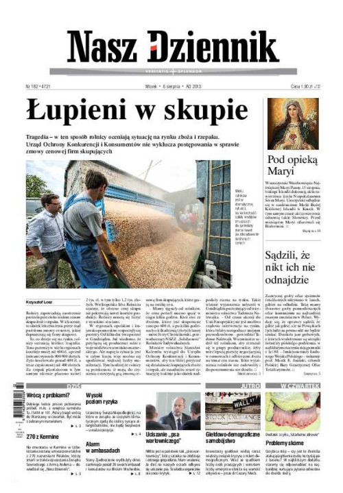 Nasz Dziennik z dnia 06.08.2013 wydanie PDF