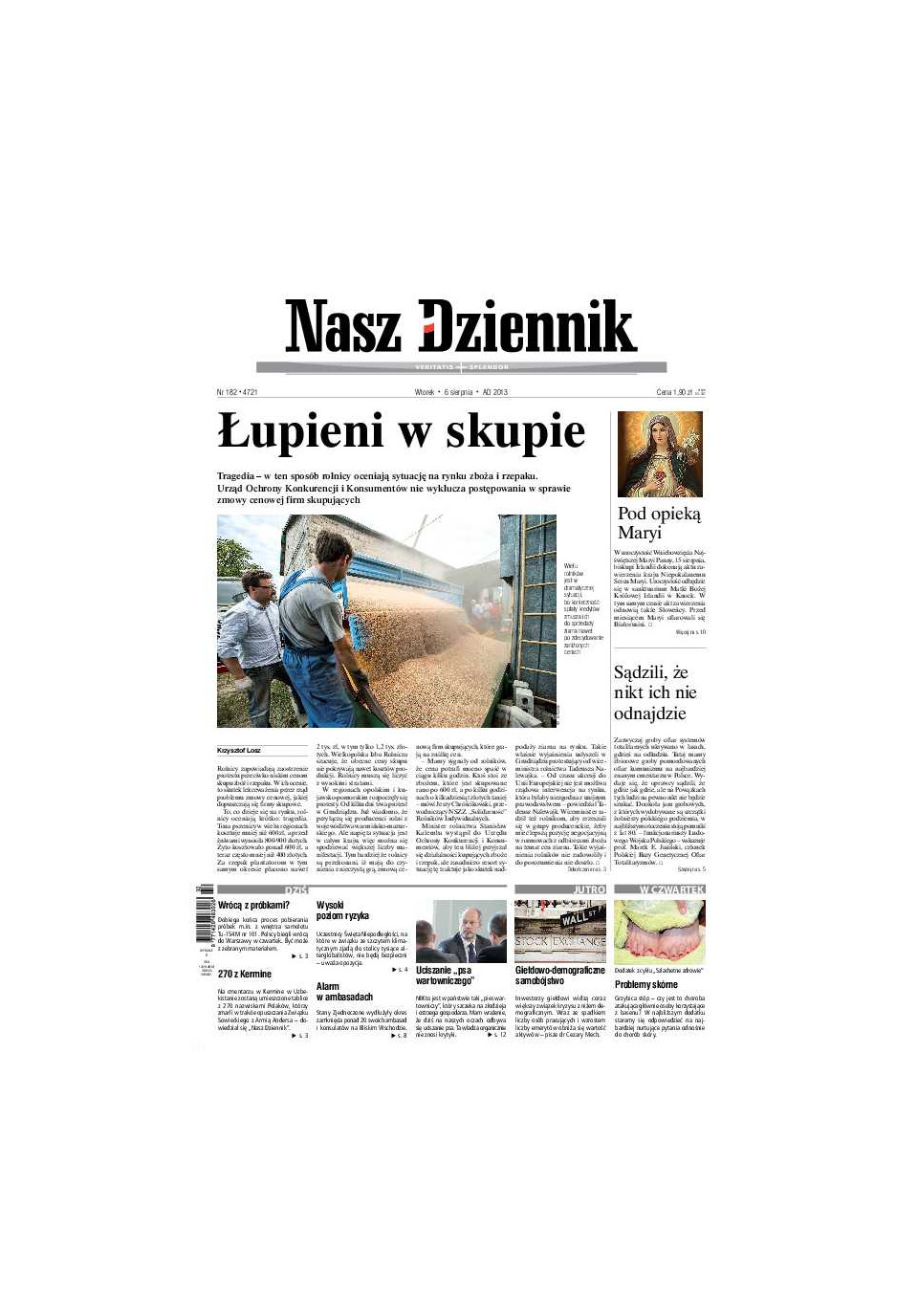 Nasz Dziennik z dnia 06.08.2013 wydanie PDF