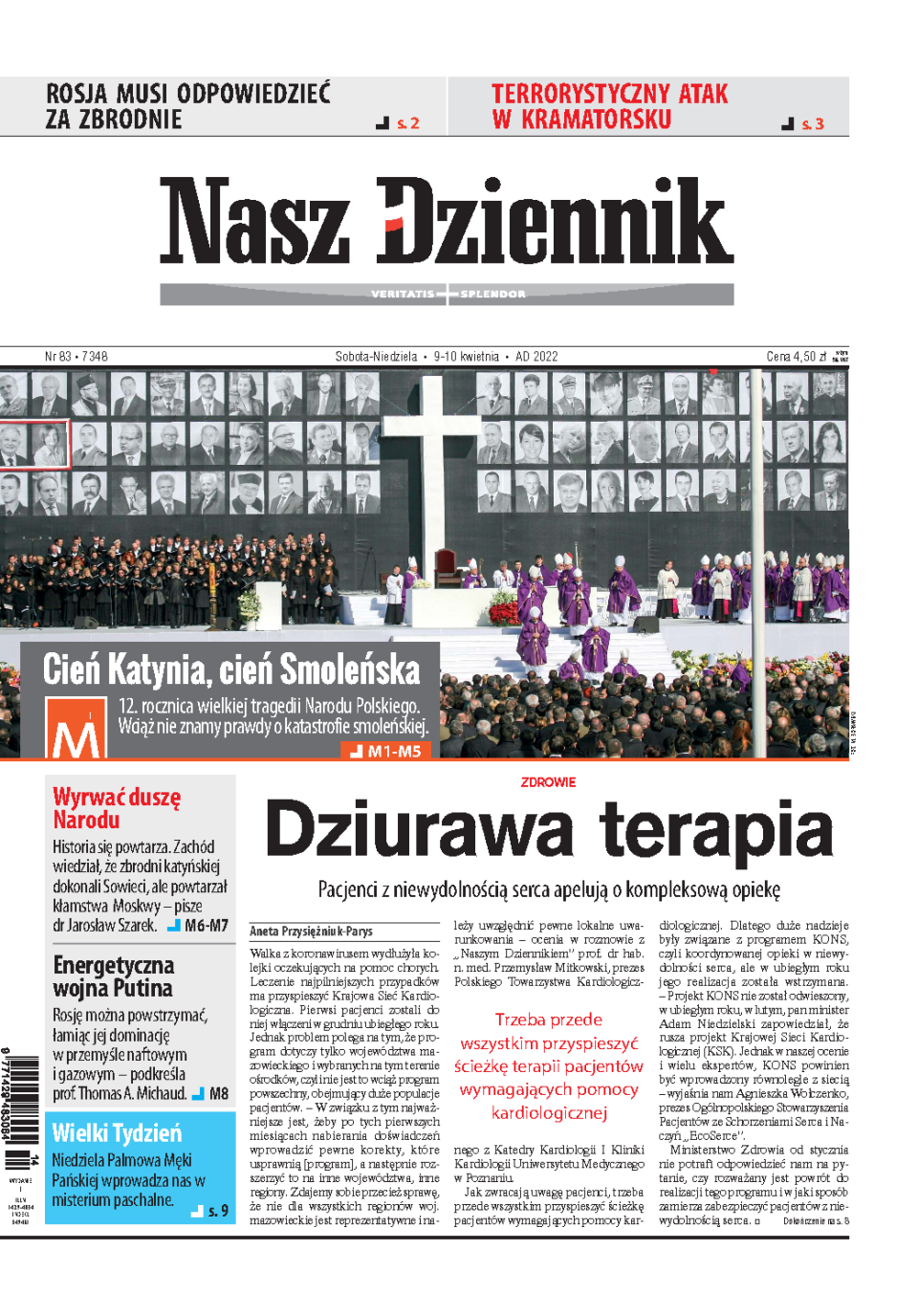 Nasz Dziennik z dnia 09.04.2022 wydanie PDF