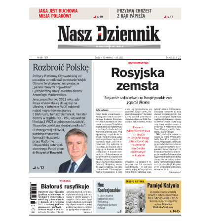 Nasz Dziennik z dnia 13.04.2022 wydanie PDF