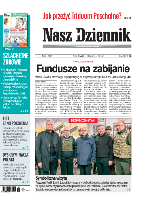Nasz Dziennik z dnia 14.04.2022 wydanie PDF