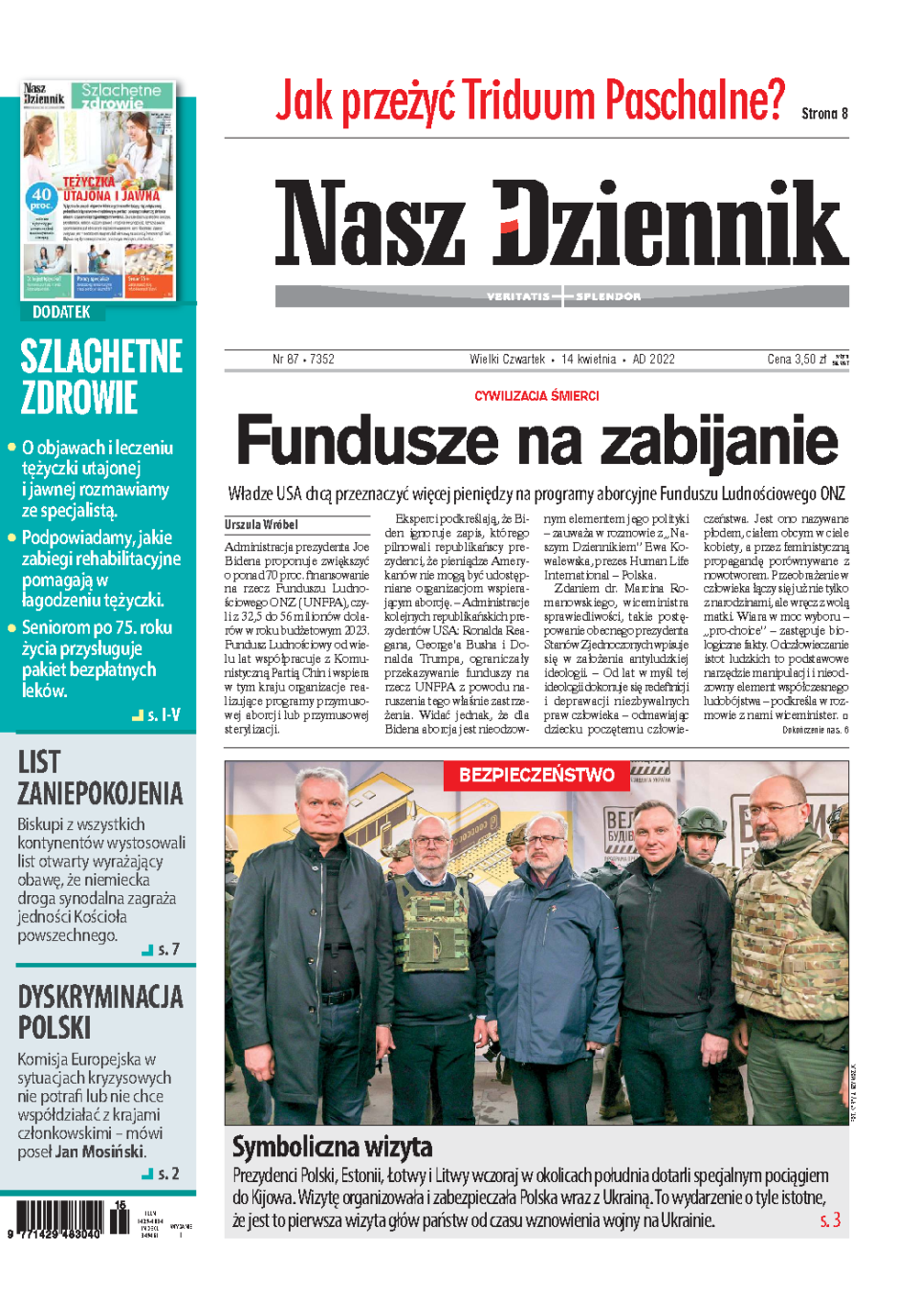 Nasz Dziennik z dnia 14.04.2022 wydanie PDF