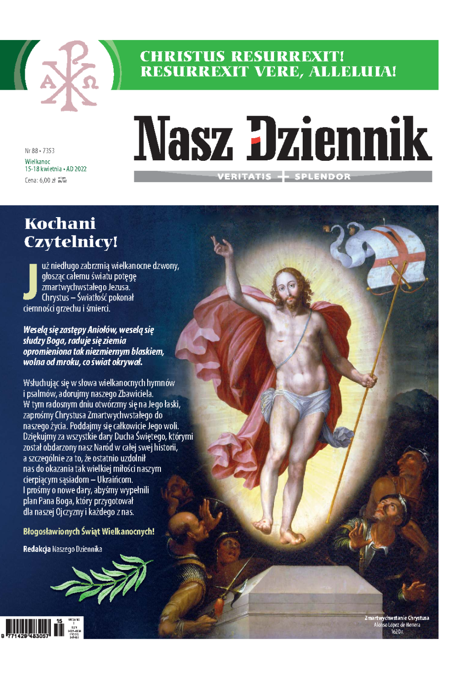 Nasz Dziennik z dnia 15.04.2022 wydanie PDF
